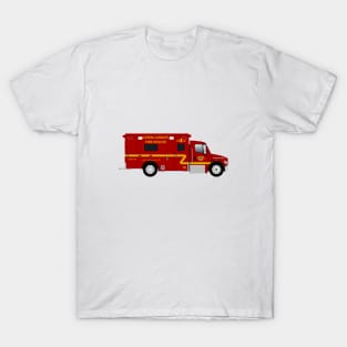 Coral Gables Fire Rescue Ambulance T-Shirt